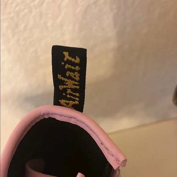 Doc Martens Pink Lace-Up Boots (Girls) - Picture 3 of 5